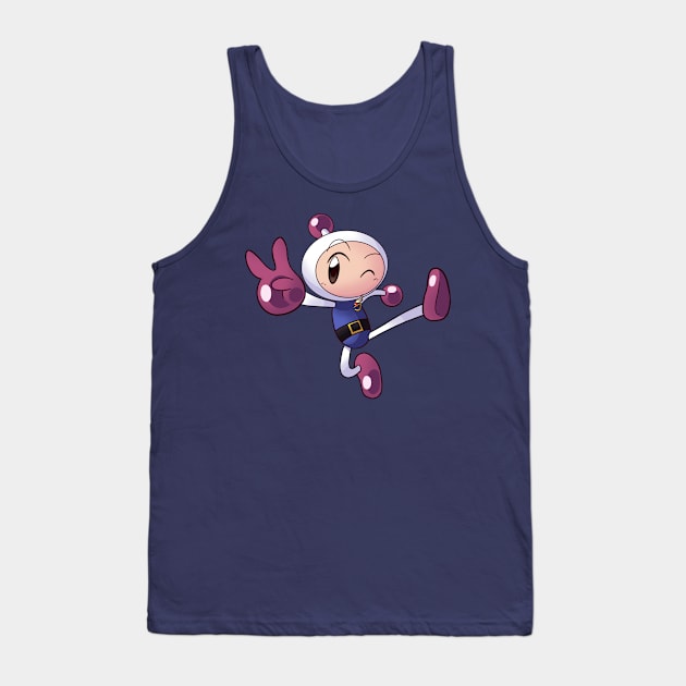 Shirobon from BOMBERMAN JETTERS Tank Top by IanDimas